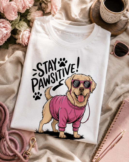 Stay Pawsitive Premium T-Shirt