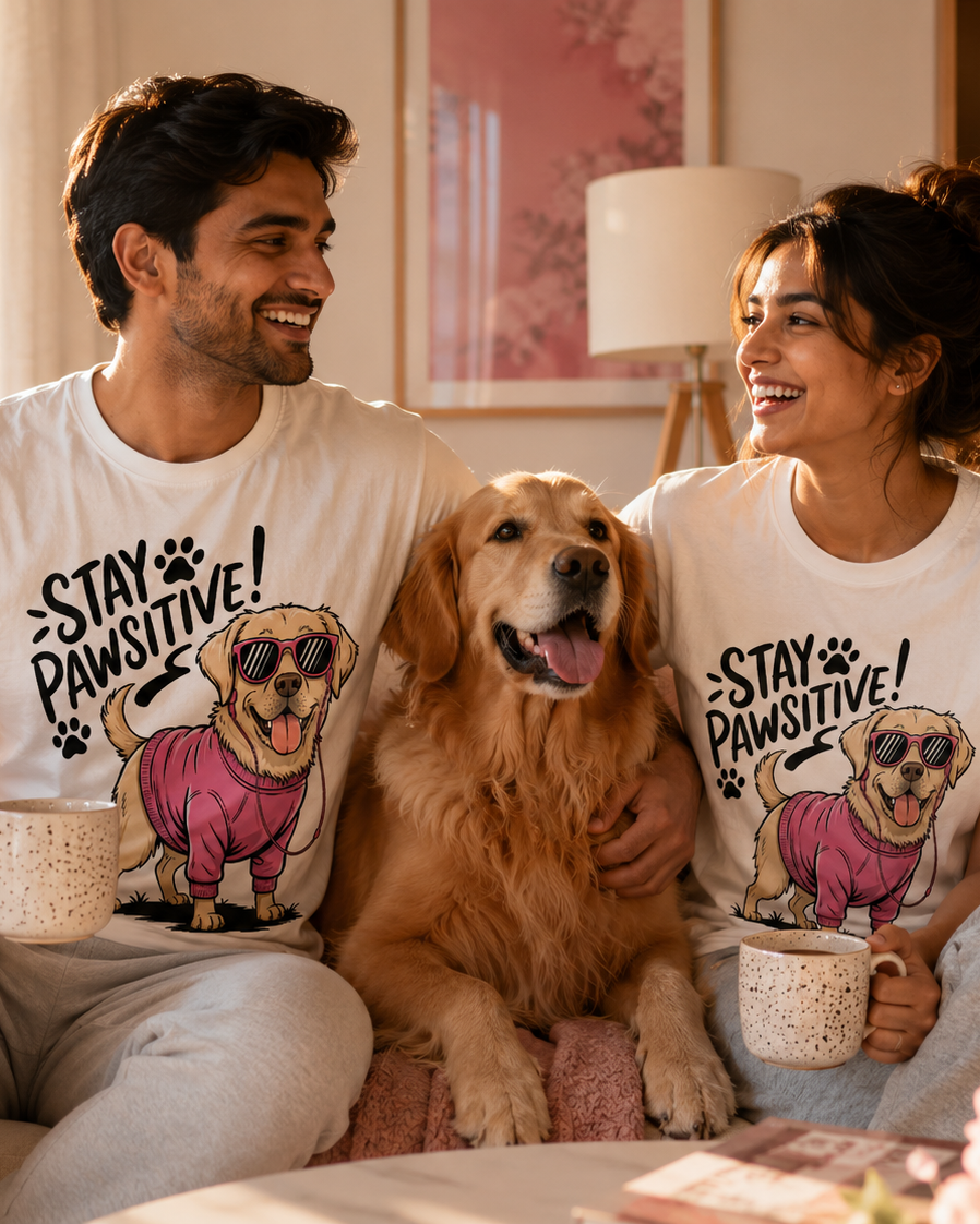 Stay Pawsitive Premium T-Shirt