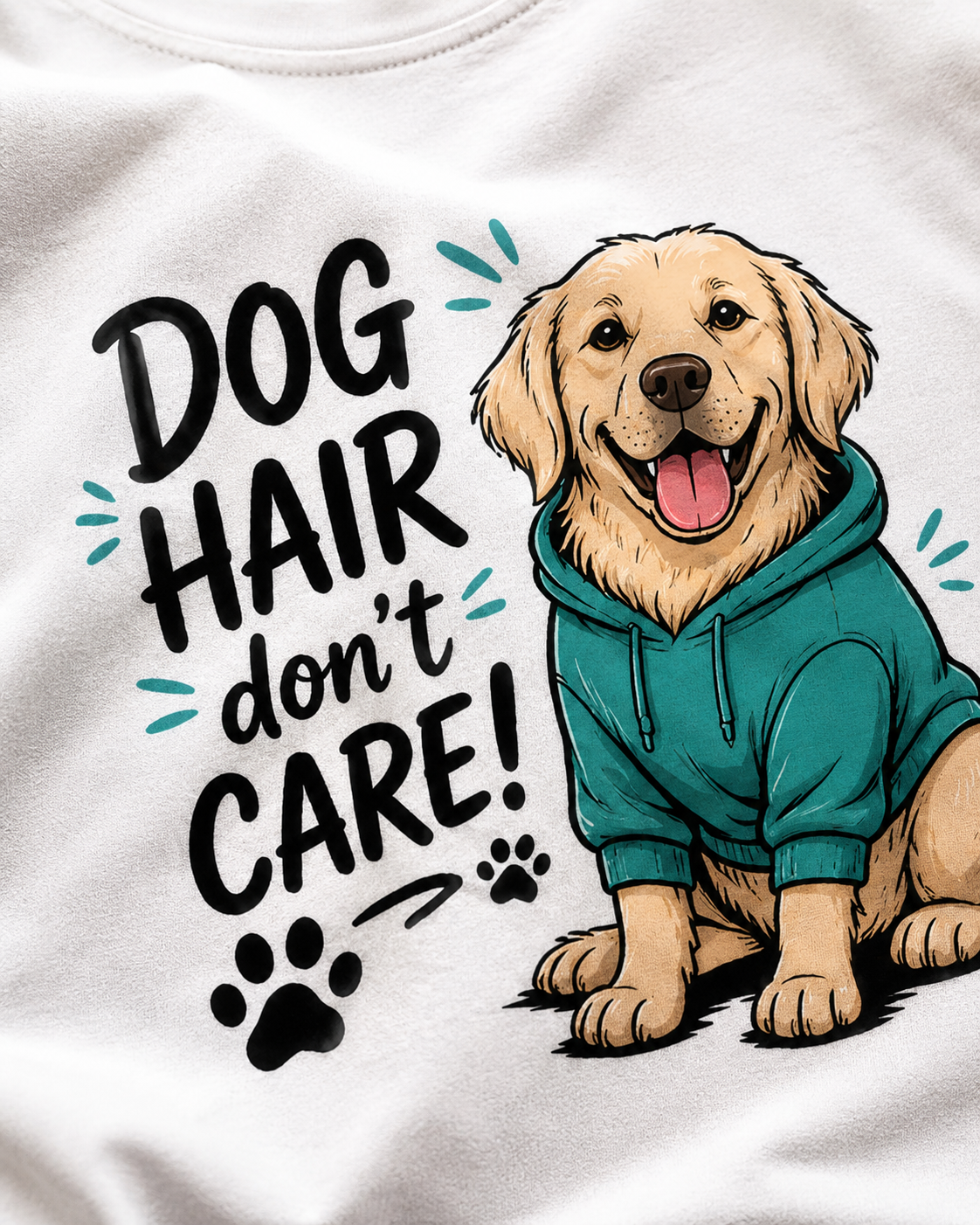 Dog Hair Don't Care Premium T-Shirt