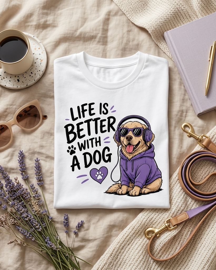 Life is Better With Dogs™ Premium T-Shirt